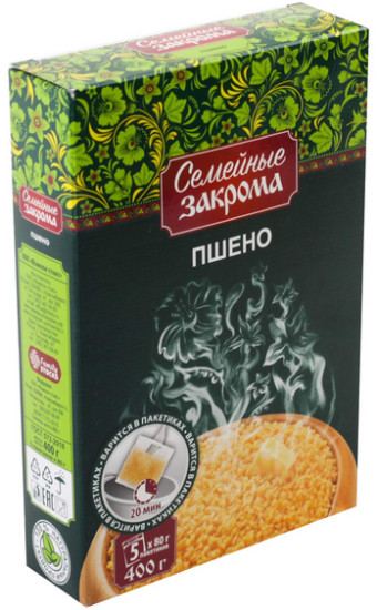 Пшено в пакетиках для варки