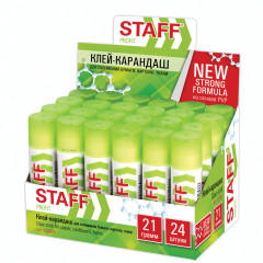Клей-карандаш Усиленный Staff Profit, 21 г, ПВП-основа, 228662 - Фото 5
