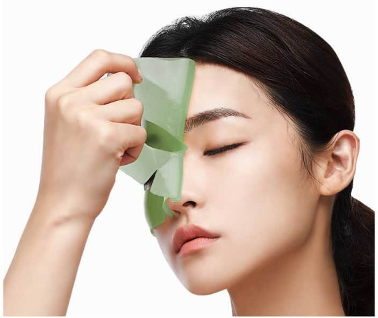 Маска для лица гидрогелевая освежающая с экстрактом артишока «Artichoke Soothing Hydrogel Face Mask»