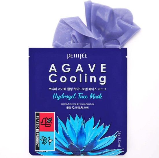 Маска для лица гидрогелевая с охлаждающим эффектом «Agave Cooling Hydrogel Face Mask»