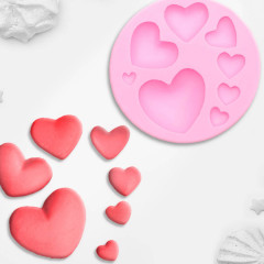 Молд силиконовый «Сердца» - Фото 1