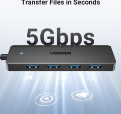 Картридер USB 3.0 для USB 3.0 (CM219) 25851 черный - Фото 2