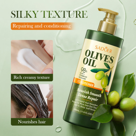 Conditioner Olives Oil 98 оливы, витамин В5, сквалан, 500мл