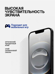 Защитное стекло на iPhone 12 / 12 Pro с Олеофобным покрытием - Фото 1