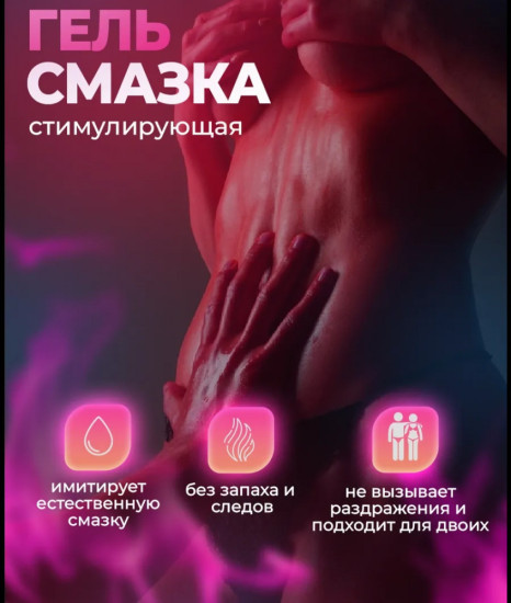 Гель-смазка интимная разогревающая на водной основе