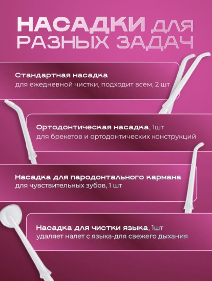 Портативный ирригатор и зубная паста, набор Sensitive Care