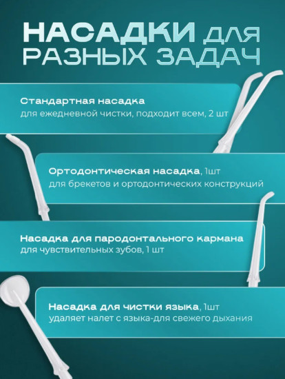 Портативный ирригатор и зубная паста, набор Sensitive Care