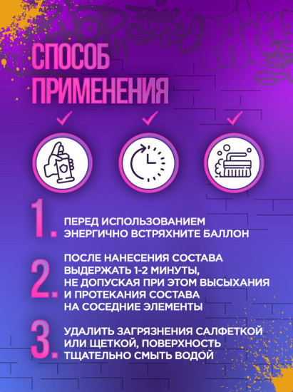 Очиститель граффити, маркера, краски «Антиграффити»