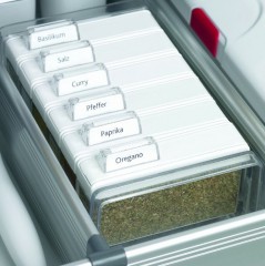 Набор для хранения специй (6 емкостей), белая - Фото 1