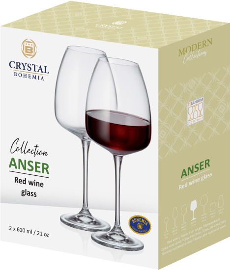 Набор бокалов для вина «Anser»