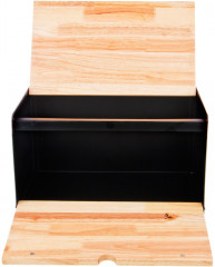 Хлебница с деревянной крышкой - Фото 4