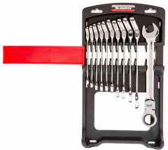 Набор ключей комбинированных трещеточных шарнирных - Фото 2