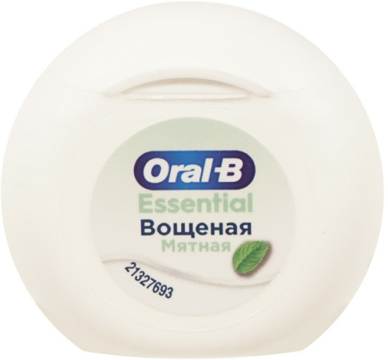 Нить зубная вощеная мятная «Essential Floss mint»