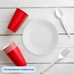 Набор тарелок одноразовых - Фото 5