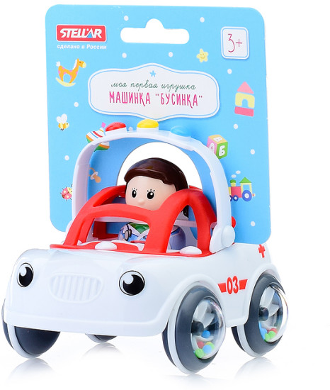Игрушечная машина «Бусинка Скорая»