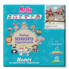 Картина по номерам «Маленькие совята» - Фото 2