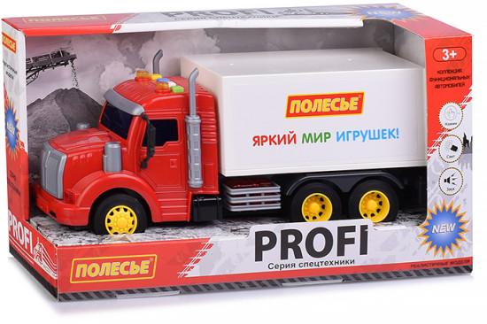 Игрушечный транспорт «фургон Профи (красно-)»