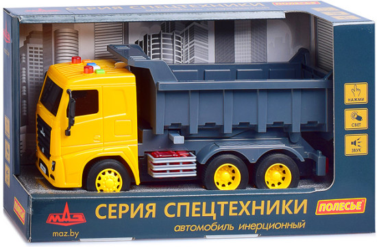 Игрушечный транспорт «МАЗ автомобиль-самосвал»