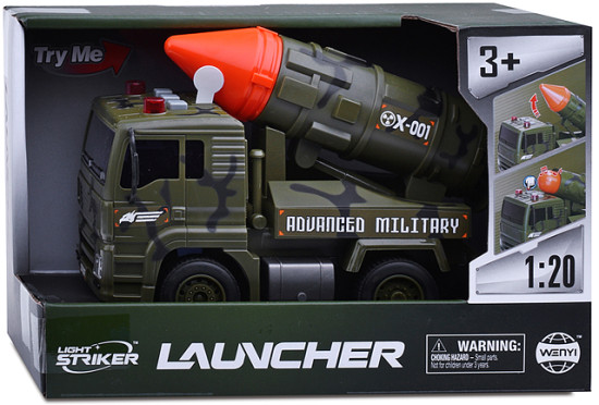 Игрушечный транспорт «Военная техника Х-001 с ракетной установкой»