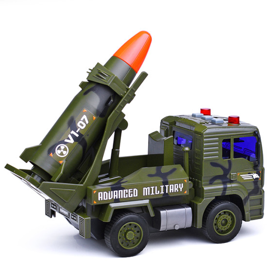 Игрушечный транспорт «Военная техника V1-07 c ракетной установкой»