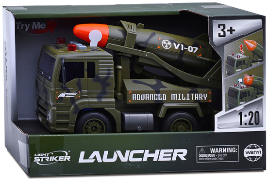 Игрушечный транспорт «Военная техника V1-07 c ракетной установкой»
