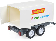 Игрушечный транспорт «фургон с прицепом Профи (красно-)» - Фото 4