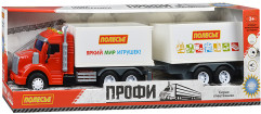 Игрушечный транспорт «фургон с прицепом Профи (красно-)» - Фото 7