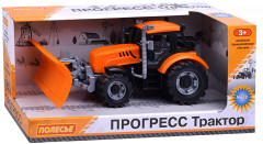 Игрушечная спецтехника Трактор "Прогресс" с лопатой-отвалом () - Фото 4
