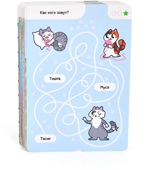 Настольная игра Дженга IQ Box. КОТО-лабиринты