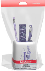 Лоток настольный настольный пластиковый Forte Lavender с фиолетовой вставкой - Фото 1