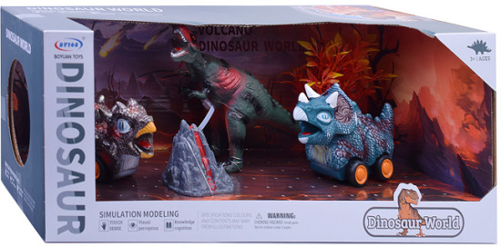 Игровой набор с фигурками «Динозавры. Вулкан-3»