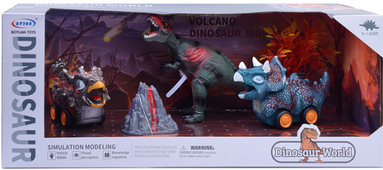 Игровой набор с фигурками «Динозавры. Вулкан-3»