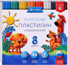 Пластилин классический 8 цв - Фото 2