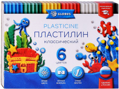Пластилин классический 6 цв - Фото 2