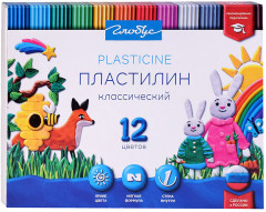 Пластилин классический 12 цв - Фото 2
