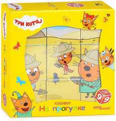 Кубики «Три кота. На прогулке» - Фото 2