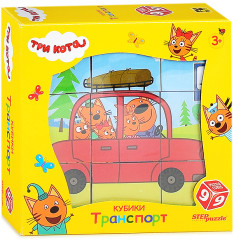 Кубики «Три кота. Транспорт» - Фото 2