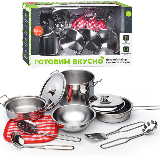 Набор детской посуды «Готовим вкусно»