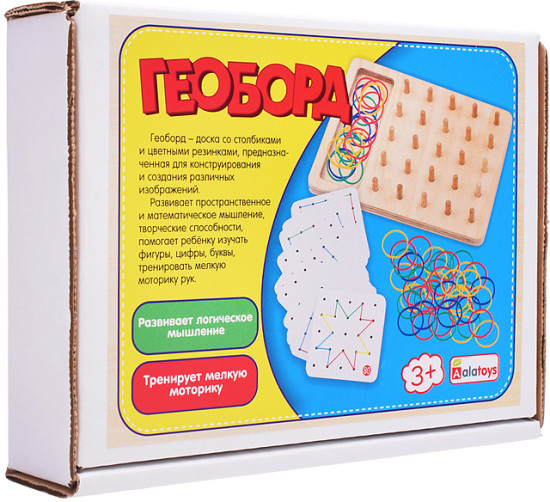 Развивающая игрушка Геоборд