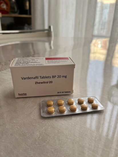 БАД «Zhewitra-20 Vardenafil Tablets Bp 20 mg»