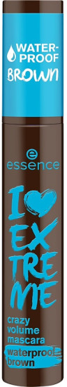 Тушь для ресниц водостойкая «I Love Extreme crazy volume mascara waterproof brown», оттенок 01 Cozy Brown