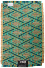 Сервировочная салфетка плетеная ETHNOSTYLE, зеленая 45х30 см - Фото 1