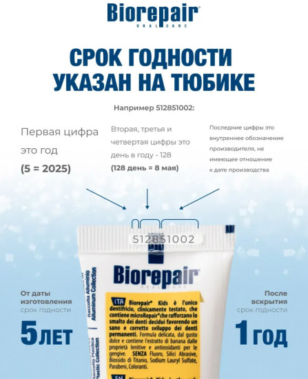 Зубная паста со вкусом земляники для детей «Kids»