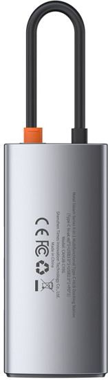 Хаб Metal Gleam CAHUB-CY0G Type-C вход, 4 порта (1xUSB 3.0+1xUSB 2.0+HDMI+Type-C PD)