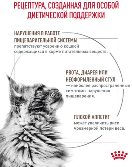 Набор кормов для взрослых кошек при расстройствах пищеварения, в период реабилитации и при истощении «Gastrointestinal»
