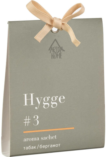 Аромасаше «Hygge 3 Табак и Бергамот»