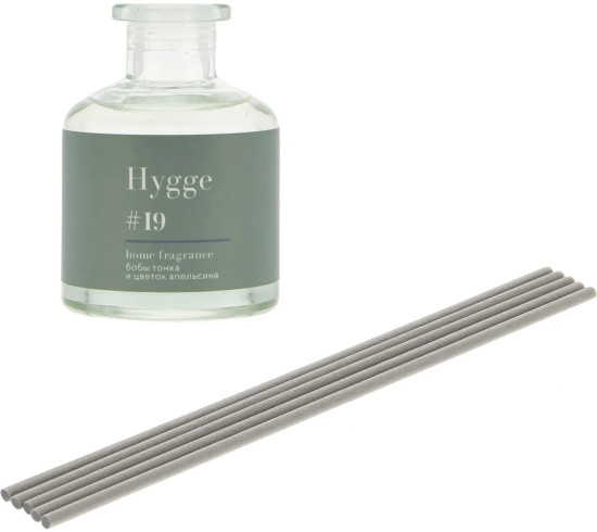 Аромадиффузор «Hygge 19. Бобы тонка и цветок апельсина»