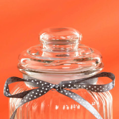 Банка стеклянная с крышкой Fleur - Фото 2