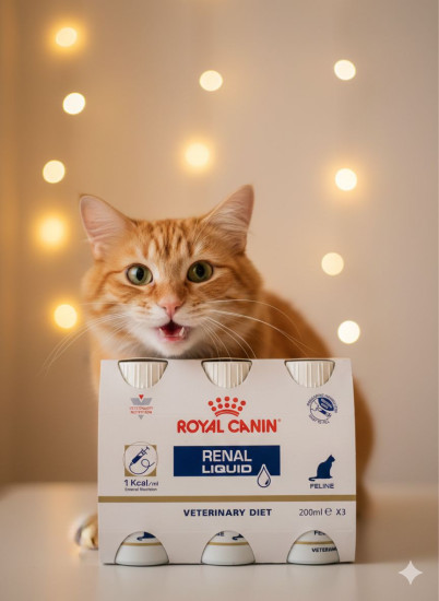 Влажный корм диетический для кошек при почечной недостаточности «Renal Cat Liquid»