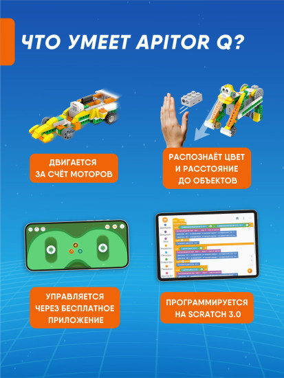 Программируемый конструктор Robot Q 20в1